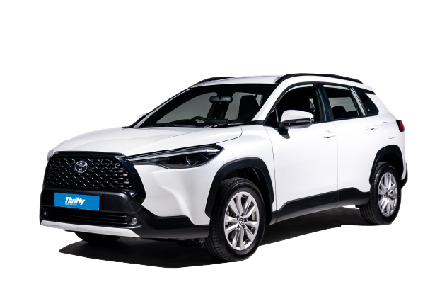 rent a toyota corolla cross from thrifty